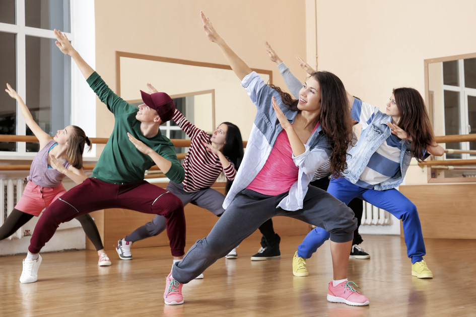 Dance Studio branding, Hip Hop Dancers Practice Dance
