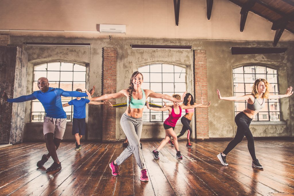 Dance trends, People dancing in a studio