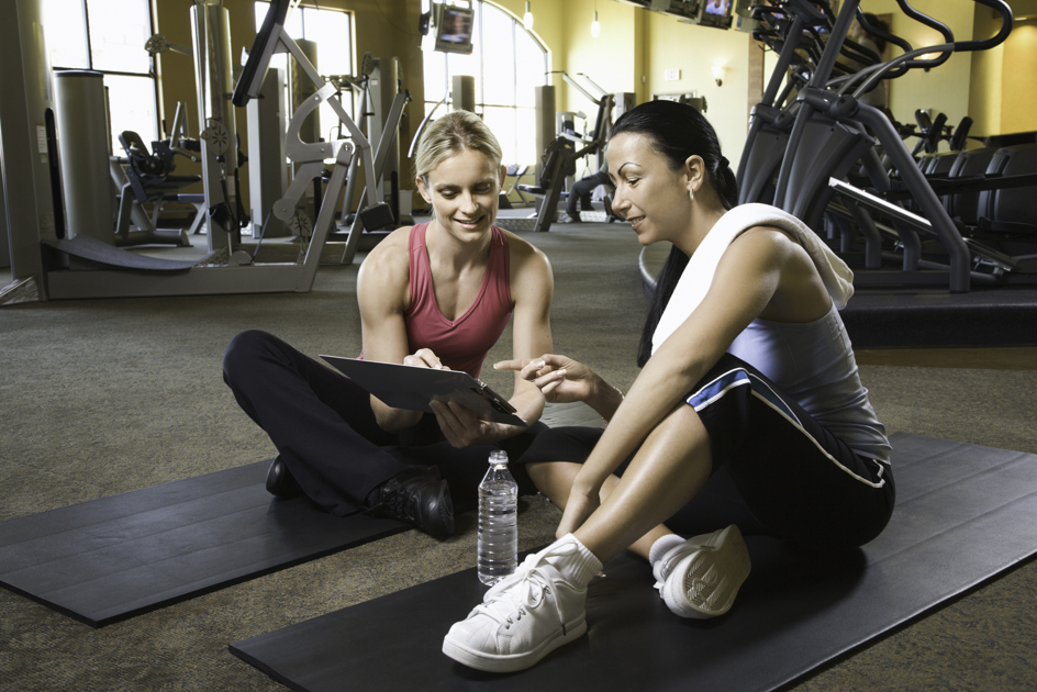 negocio de entrenamiento personal, entrenadora personal femenina