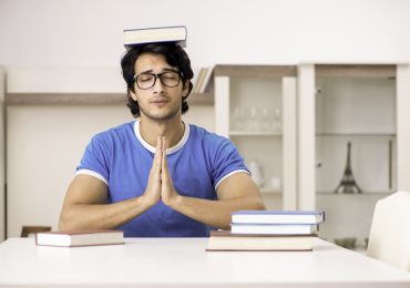 back to school yoga marketing, student doing yoga