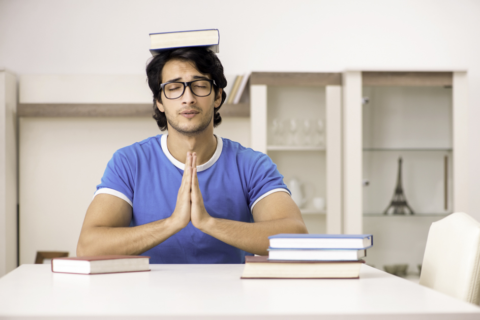 back to school yoga marketing, student doing yoga