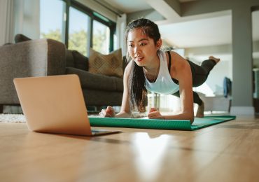 COVID, woman laptop