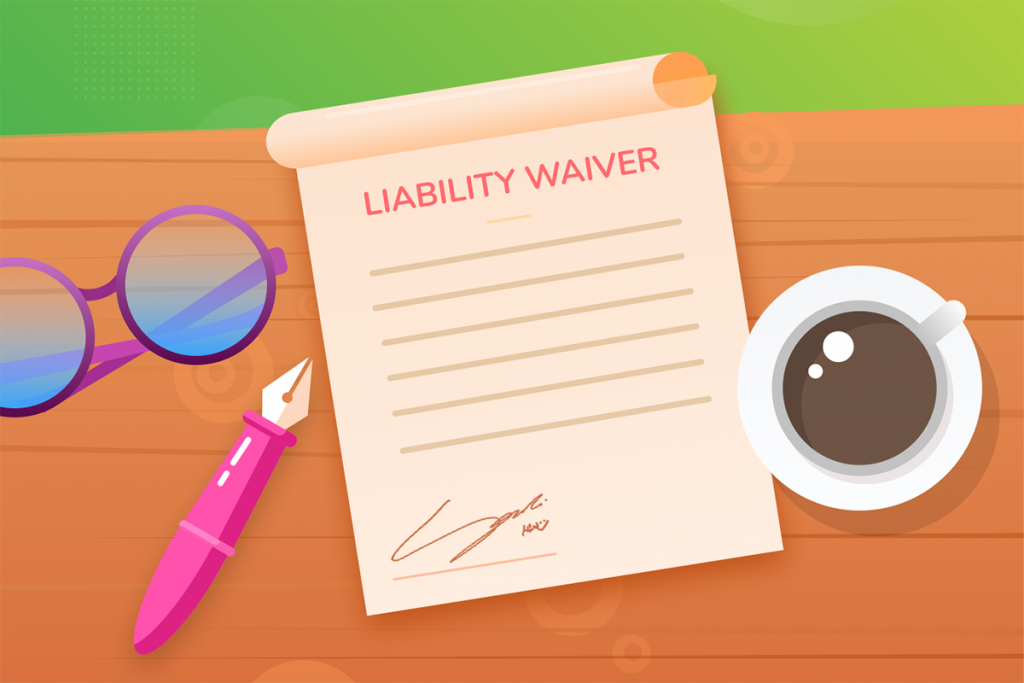 liability waiver, blog version