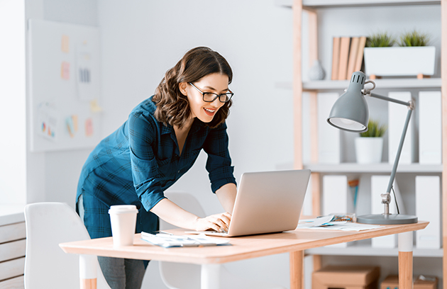 life of your dreams, woman working on a laptop at home