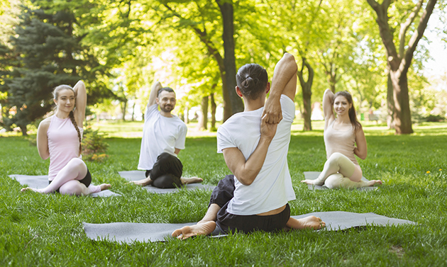 increase revenue, outdoor yoga class