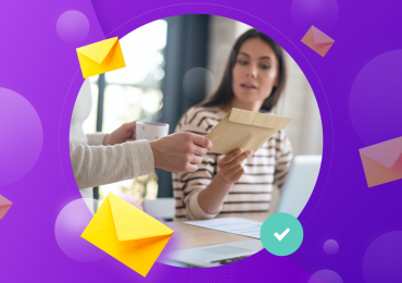 direct mail marketing, mail blog image woman getting a letter