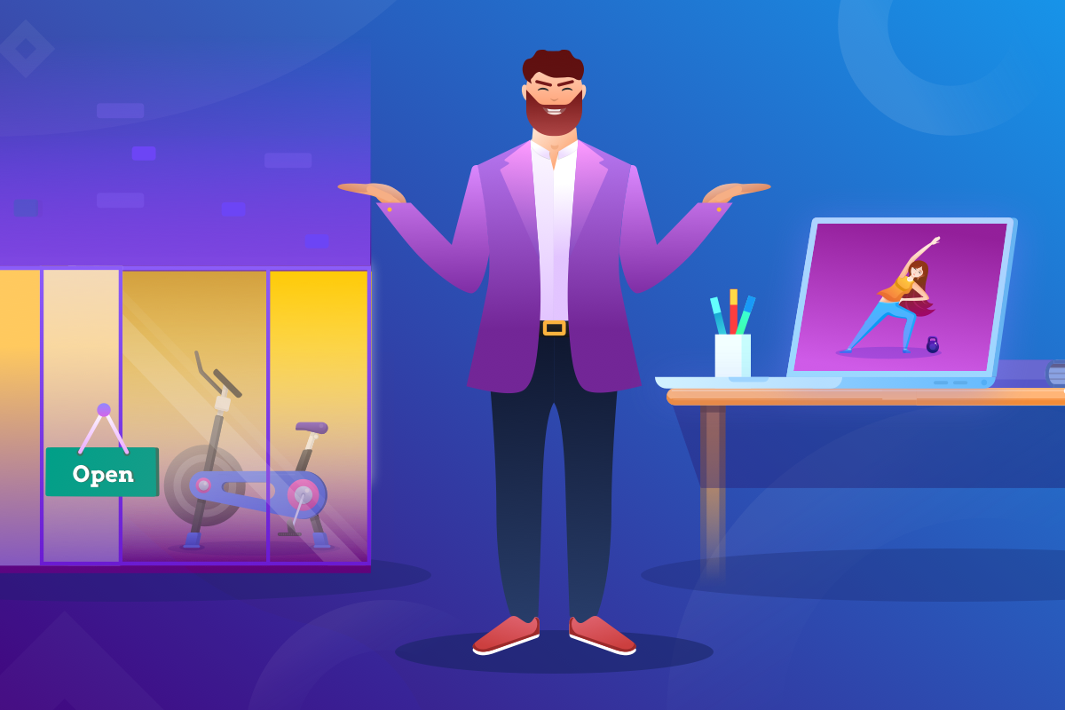 Can Your Fitness Studio Thrive with a Hybrid Business Model? | WellnessLiving Can Your Fitness Studio Thrive with a Hybrid Business Model? | WellnessLiving