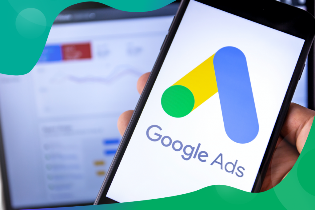 Google ads, Google ads app on a mobile phone