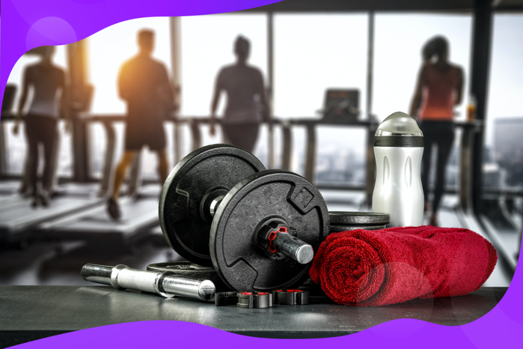 starting a fitness business, equipment at a gym