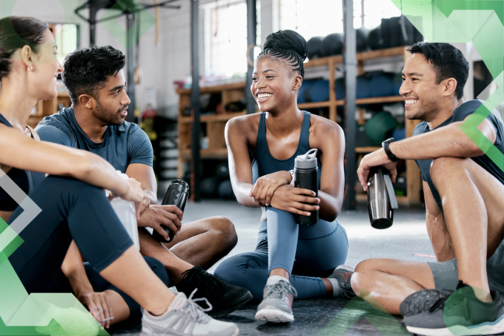 Group of Gen Z in a gym, Gen Z blog cover