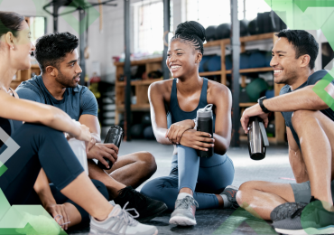 Group of Gen Z in a gym, Gen Z blog cover