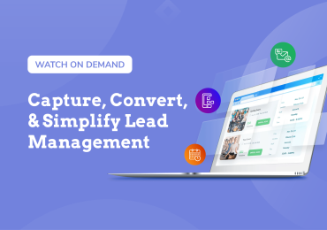 simplify lead management, webinar blog cover
