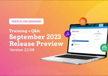 Training + Q&A: August 2023 Release Preview