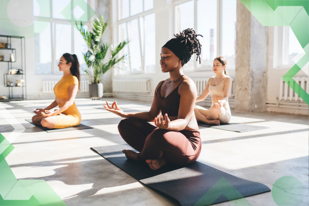 fitness trends for 2024, meditation women