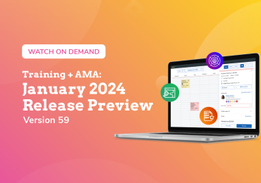 January 2024 Release Preview Training Webinar