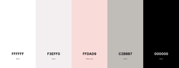 medical spa branding, color palette