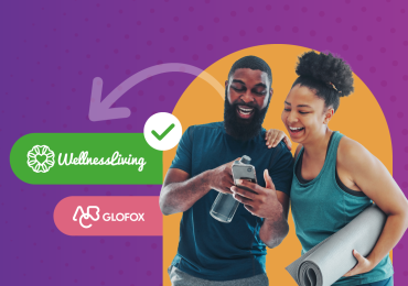 wellnessliving vs glofox, fitness people on their phone