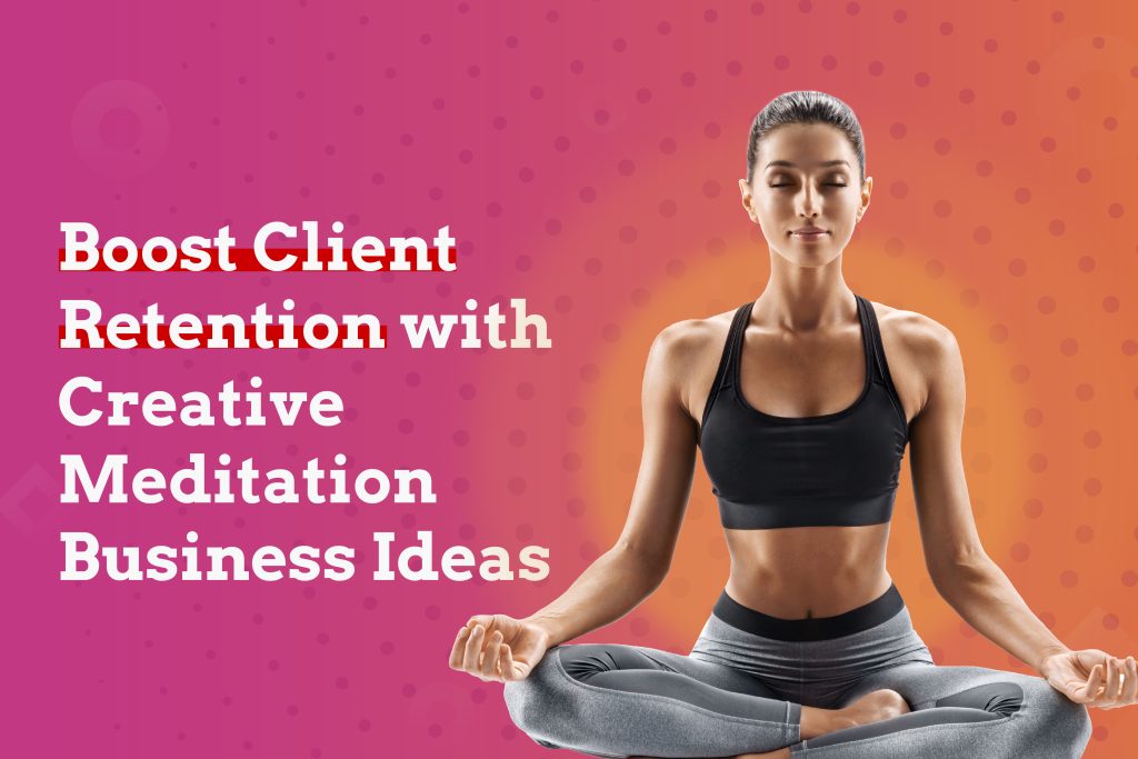 meditation business ideas, woman meditating