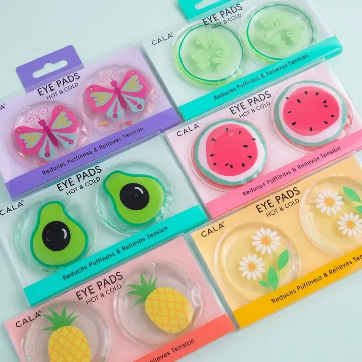 Hot and old eye pads. 