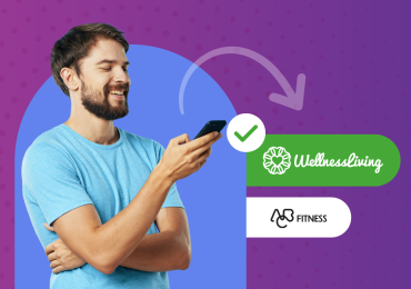ABC Fitness, man with a phone