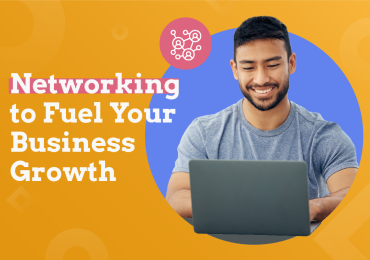 networking for business, man at a computer