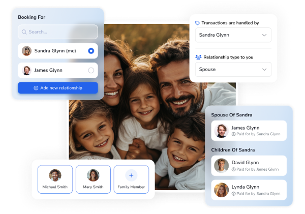 WellnessLiving’s family scheduling and payments feature