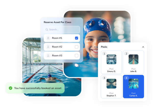 WellnessLiving’s asset reservation feature
