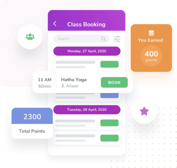 WellnessLiving’s online booking feature