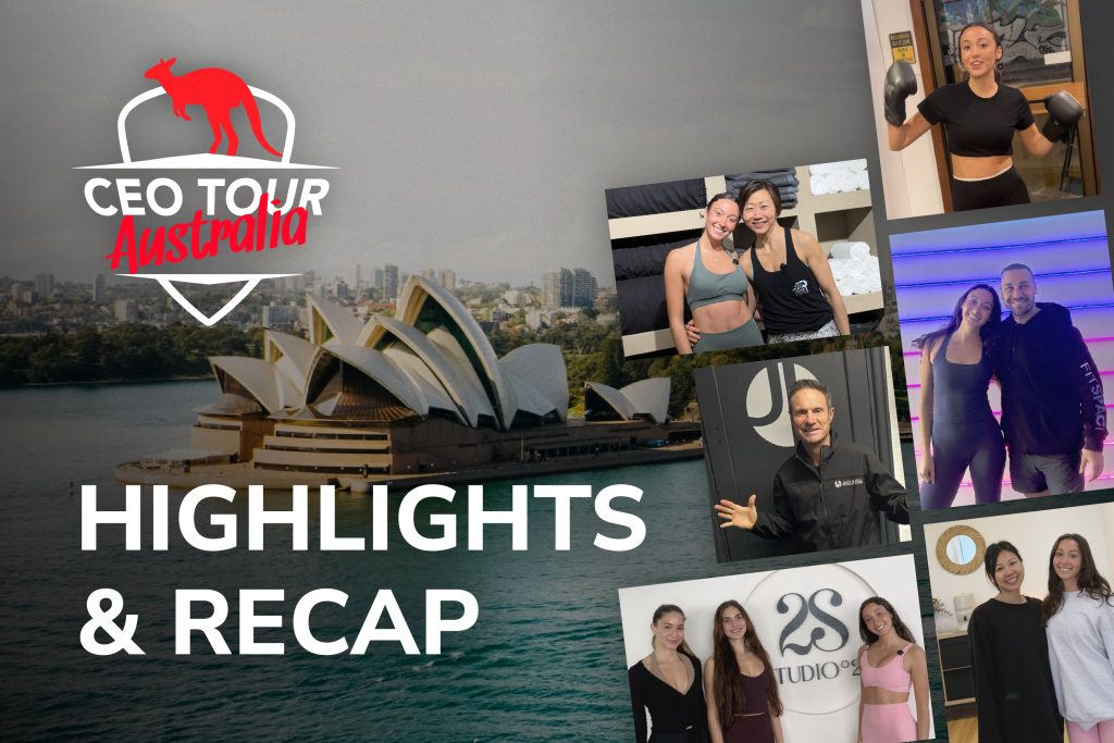 Collage of CEO Tour Australia highlights