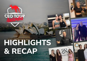 Collage of CEO Tour Australia highlights