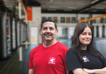 Dave and Natalie, the Owners of Griffins Boxing.