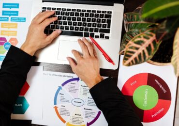 A small business owner makes a plan for their next marketing sprint.