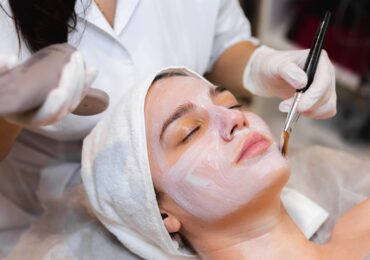 Someone getting a facial at their favorite med spa.