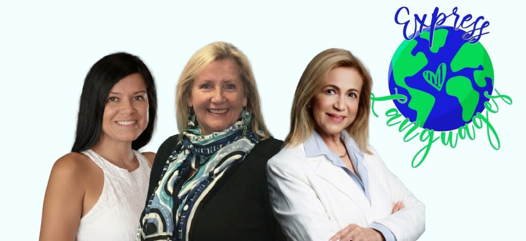 Express Languages team using WellnessLiving language school management software in Naples Florida.