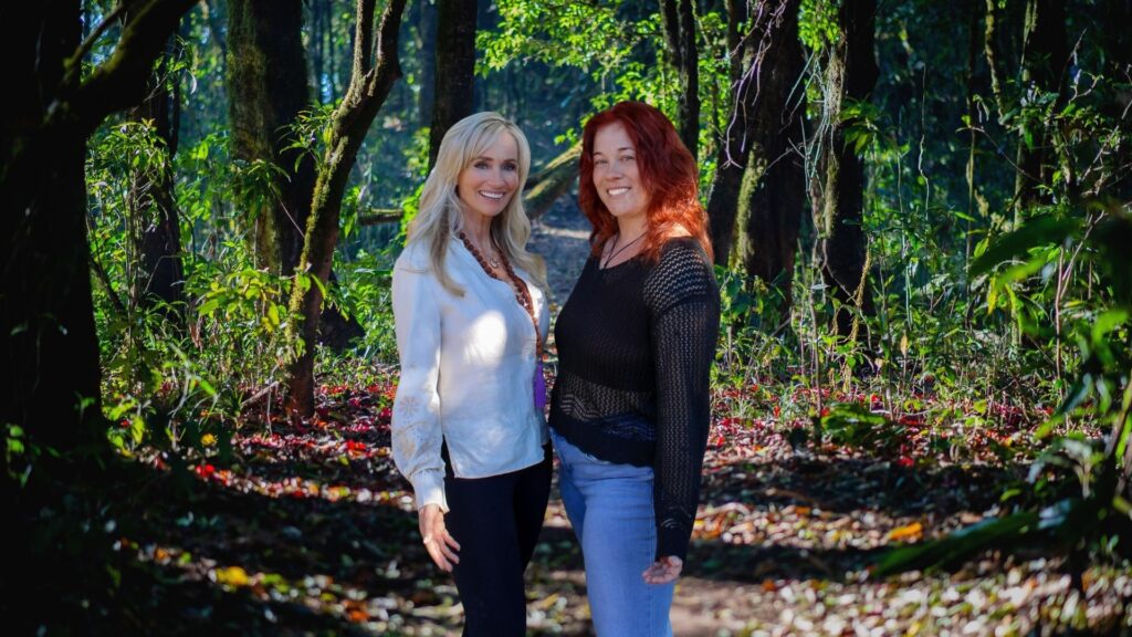 The owners of EneRay, taking a walk in a beautiful forest.