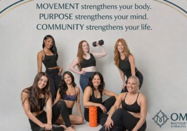 A group of trainers at Omni Healing Studio.