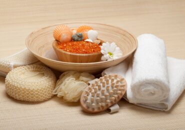 A collection of beautiful massage supplies at HECM Wellness.