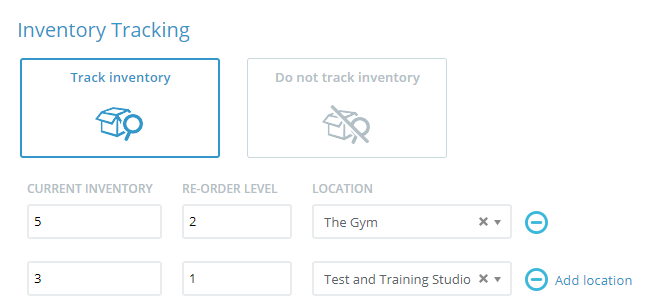 Inventory management controls
