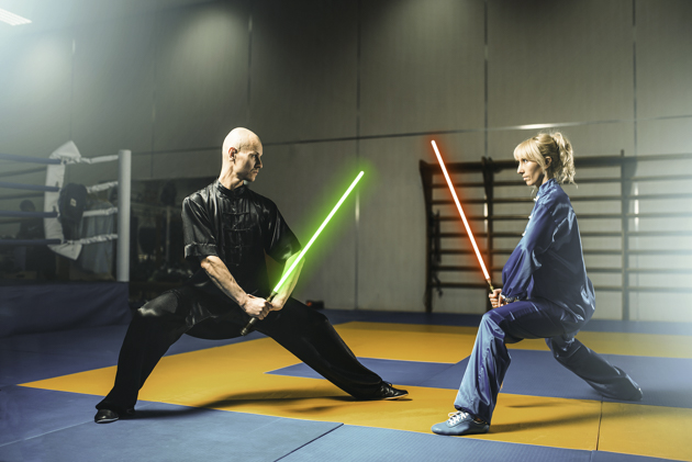 martial arts industry trends, lightsaber training