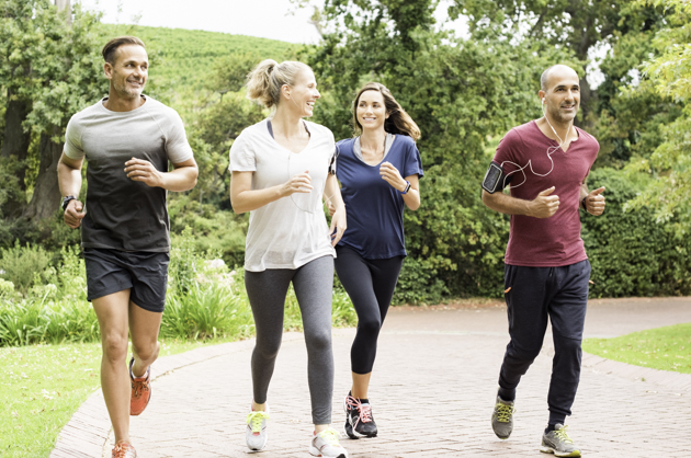 wellness center work life balance, running group