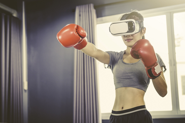 fitness industry technology trends, virtual reality training