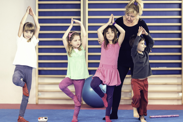 gym for children, active children