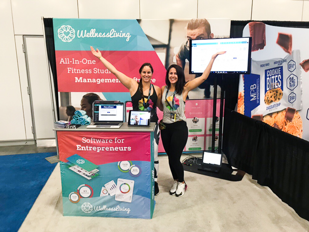 FIBO, WellnessLiving team at FIBO USA 2019