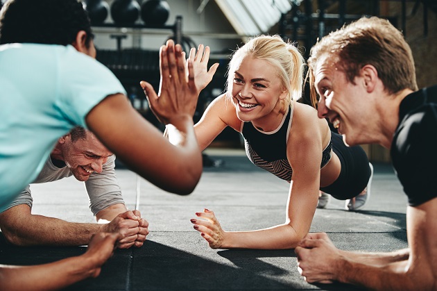 gym software, people working out