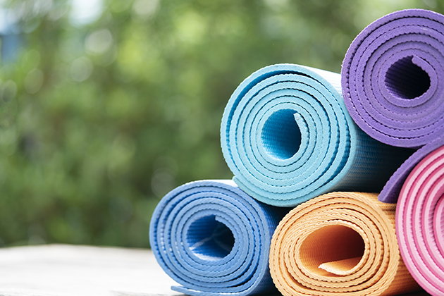 yoga studio software, yoga mats